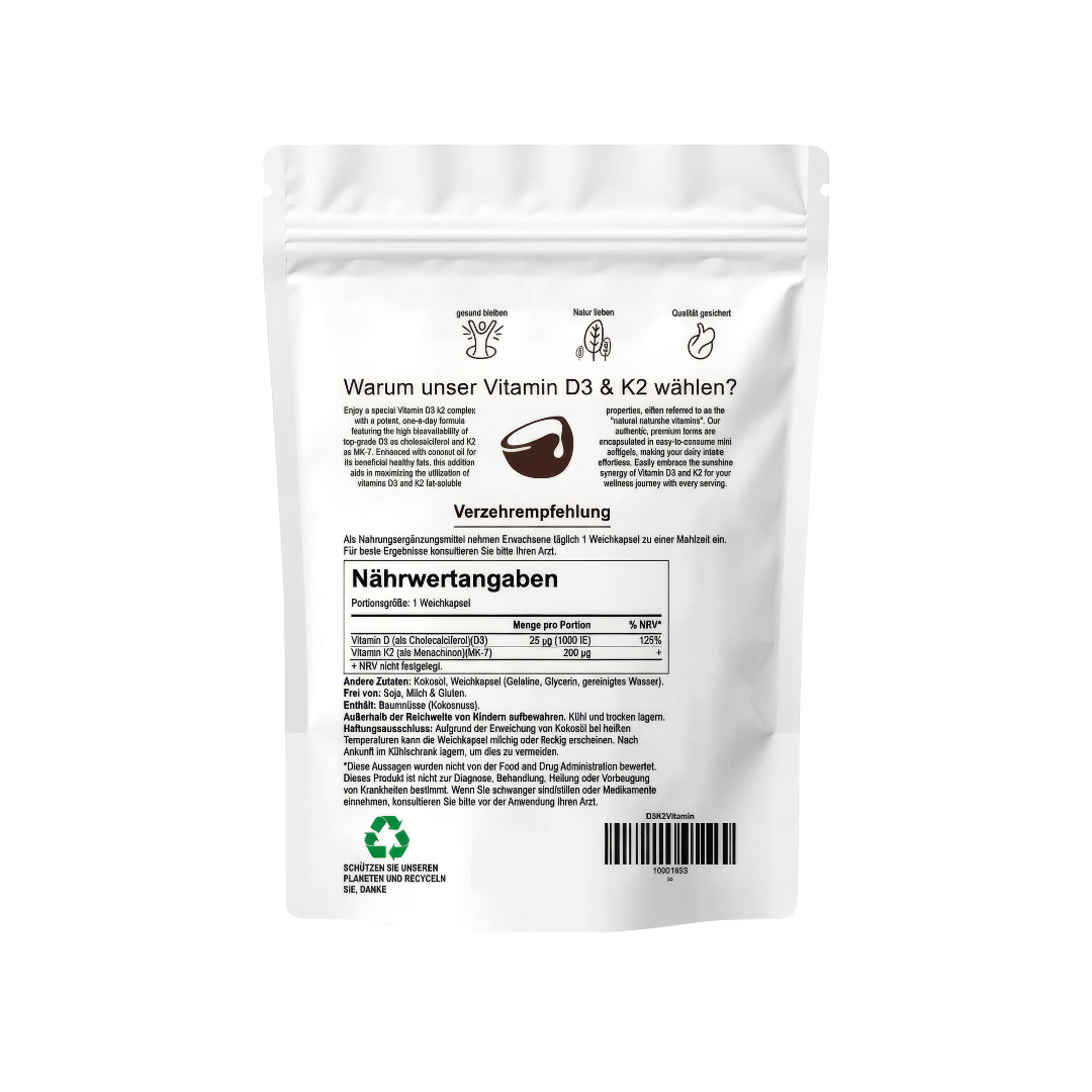 Mountain Organics™ Vitamin D3 & K2