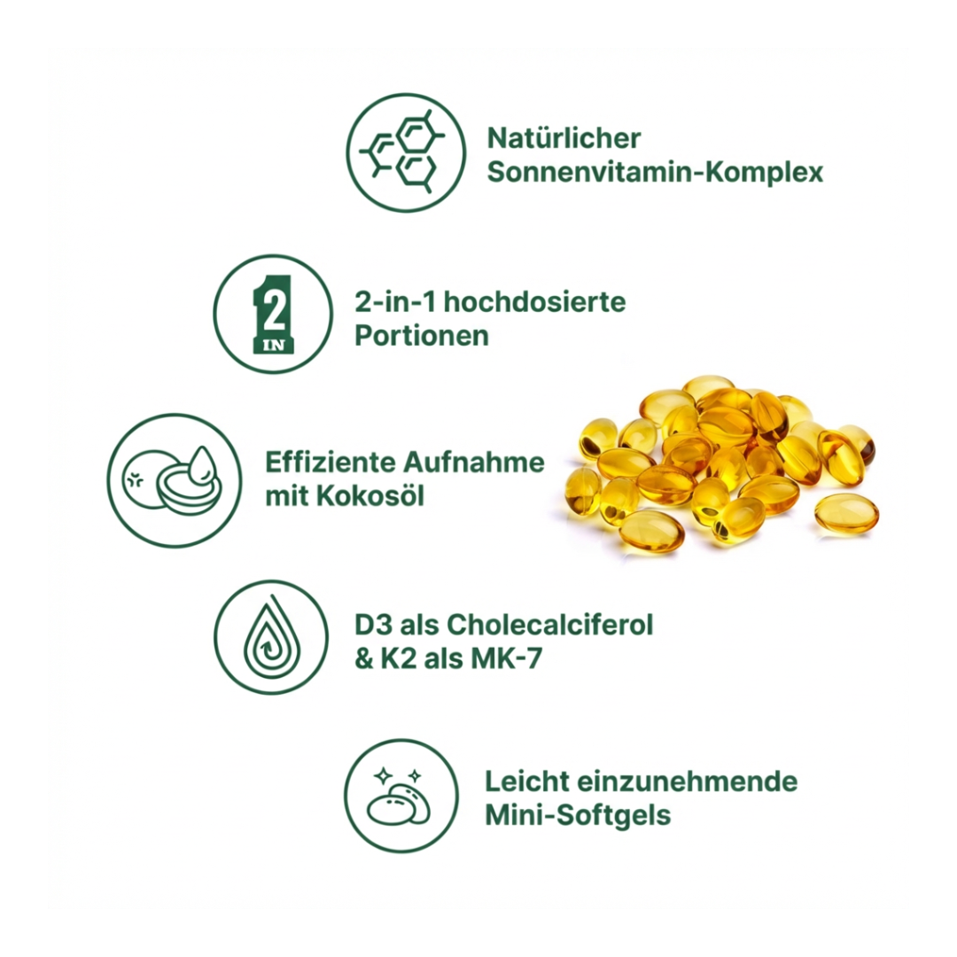 Mountain Organics™ Vitamin D3 & K2